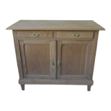 Vintage oak sideboard, 2 drawers, 2 doors, 1 shelf.