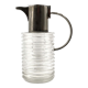Sergio Asti silverplated and glass jug  Arnolfo di Cambio 1968