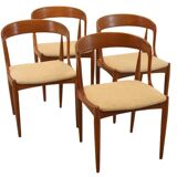 Ensemble de 4 Johannes Andersen voor Uldum design deens du milieu du siècle