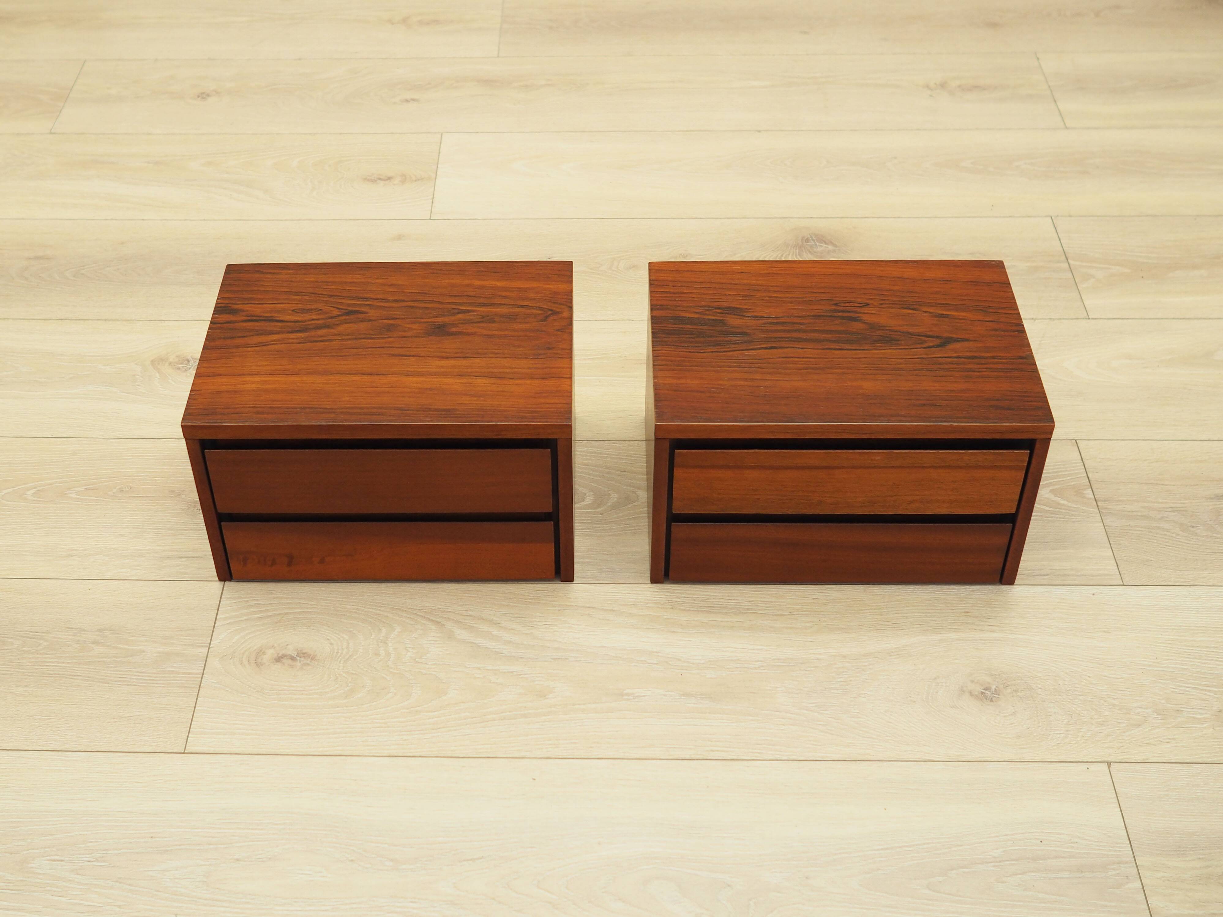Set of two wall cabinets, Danish design, 1970s, production: Denmark