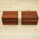 Set of two wall cabinets, Danish design, 1970s, production: Denmark