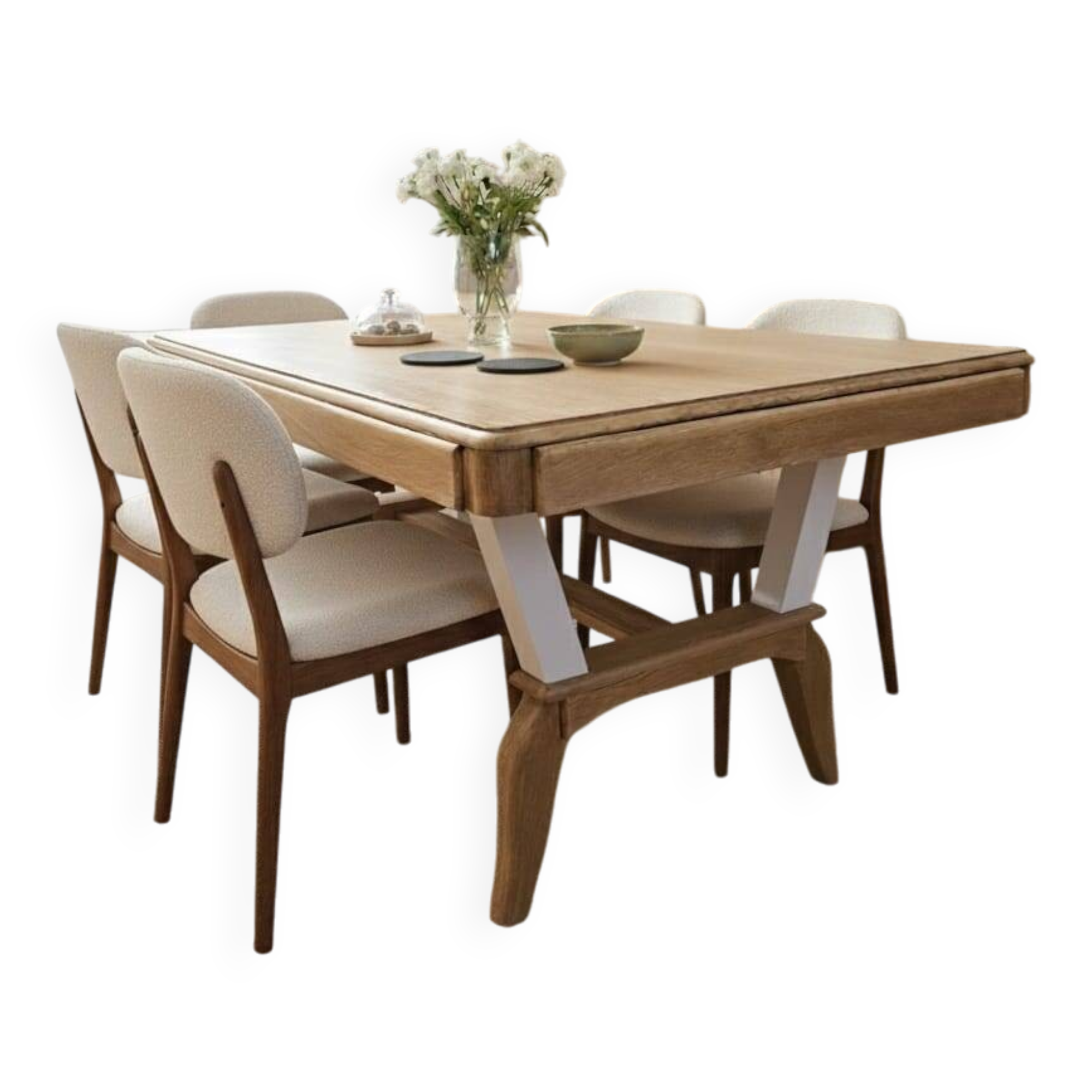 Rustic Table / Mid-century