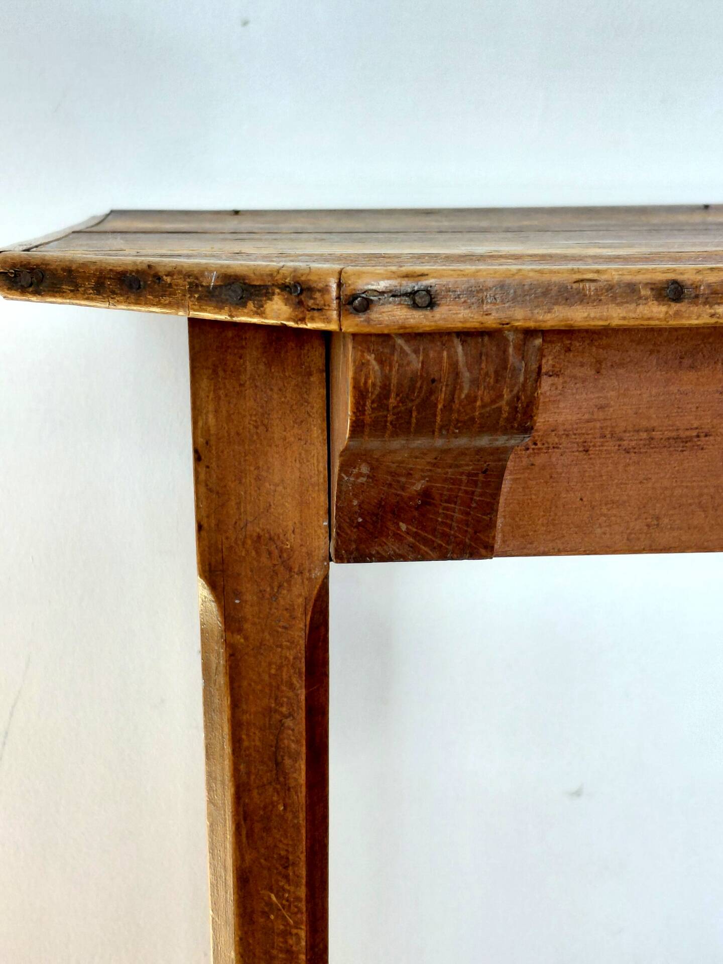 Antique wooden table - Beautiful patina - Country house spirit
