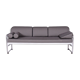 Bauhaus Sofa in Chrome & Upholstery attributed to Mücke-Melder, Czech, 1930s
