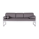 Bauhaus Sofa in Chrome & Upholstery attributed to Mücke-Melder, Czech, 1930s