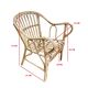 Rattan table and chair set