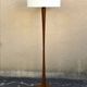 Scandinavian floor lamp in vintage teak 60s