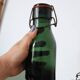 Pair of old green glass jars/bottles – models 1/2 and 1 1/