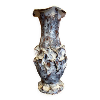 Vintage ceramic vase marius giige fat lava
