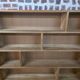 Vintage 70s fir bookcase