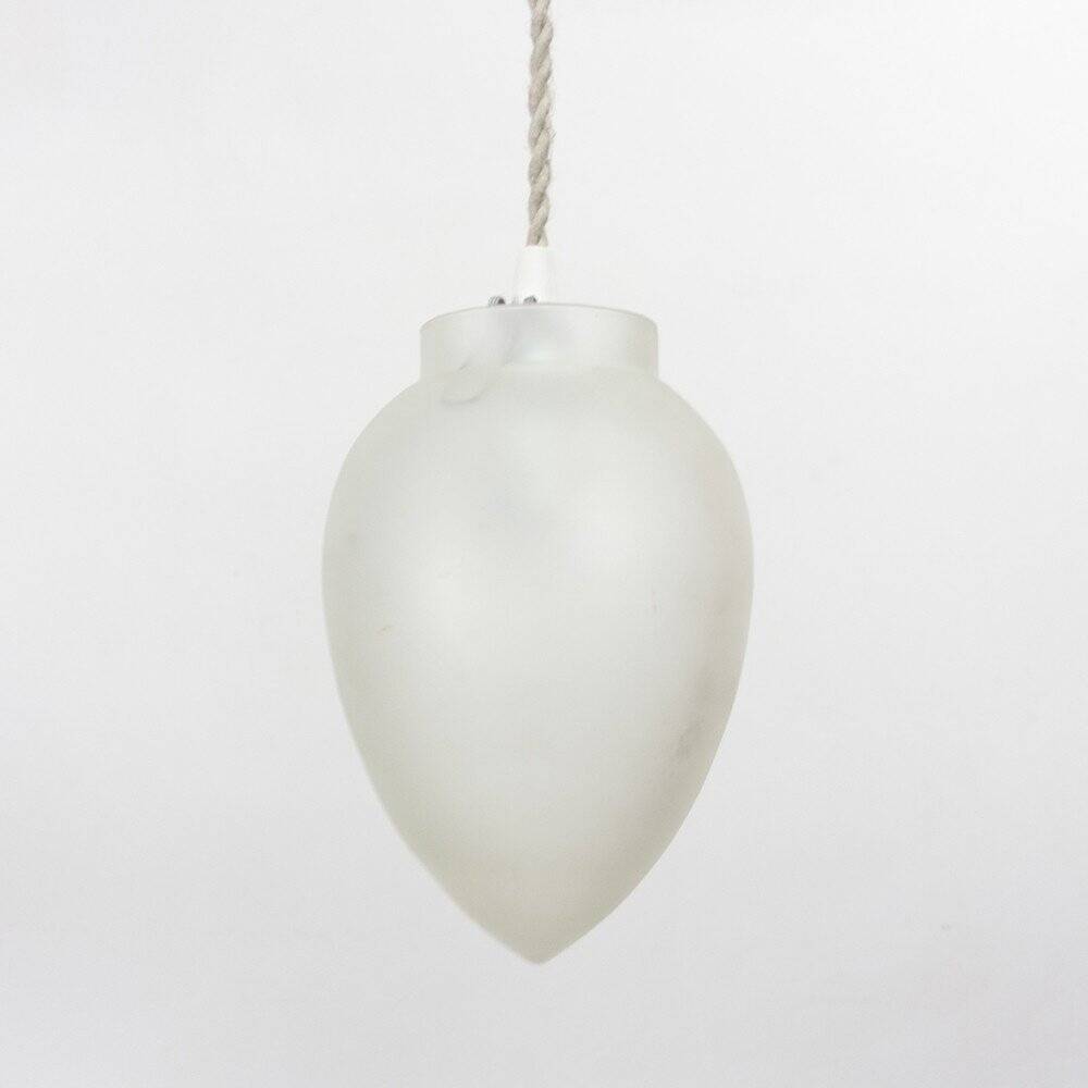 Glass Pendant Lamp, 1960s