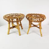 Para puf- taboretów Boho,