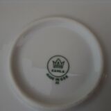 Plat rond creux et plat ovale en porcelaine Kahla made in GDR