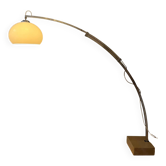 Vintage space age arc floor lamp in style of Guzzini