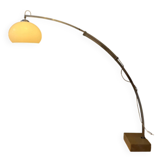 Vintage space age arc floor lamp in style of Guzzini