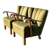 Paire de fauteuils danois du milieu du siècle