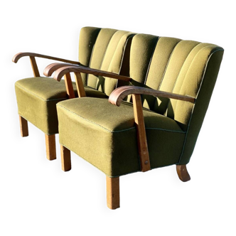 Pair of mid century lounge chairs