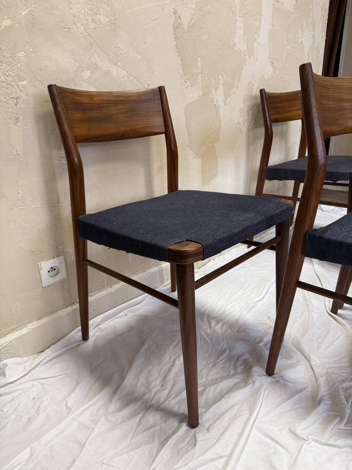 Chaises scandinaves 1970