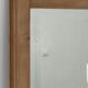 Mirror weathered wood ice beveled vintage 76 cm x 96 cm