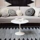 Argentine rug 100% pure wool gray and black