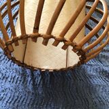 Vintage rattan pendant light