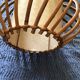 Vintage rattan pendant light