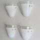 Italian sconces wall lamps  by Leucos with Murano glass, 1970s