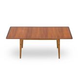 Swedish extendable teak table, 1950s
