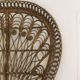 Armchair Emmanuelle Peacock Rattan