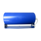 Ikea roll wall lamp model V413 in blue lacquered metal 1980