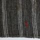 Contemporary Black & Gray Vintage Kilim Rug, 202x244Cm