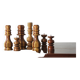 Scandinavian Wooden Candleholders, Set of 7