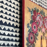 Vintage wood painting