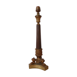 Pied de lampe bougeoir
