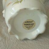 Cache pot en faience tiger lily st mickael england