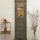 Cloaked coat rack wall oak patina shabby gustavien 1900 xix 19th
