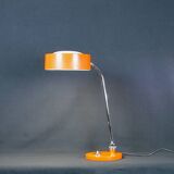 CharlJumo, Modern industrial desk lamp, Original orange color, France