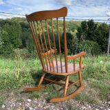 Wooden rocking-chair