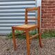 Lot de 8 chaises Reconstruction 1950 Chêne et paille