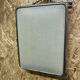 Vintage beveled barber triptych mirror from the 1950s