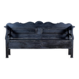 Banc ancien en pin, années 1900