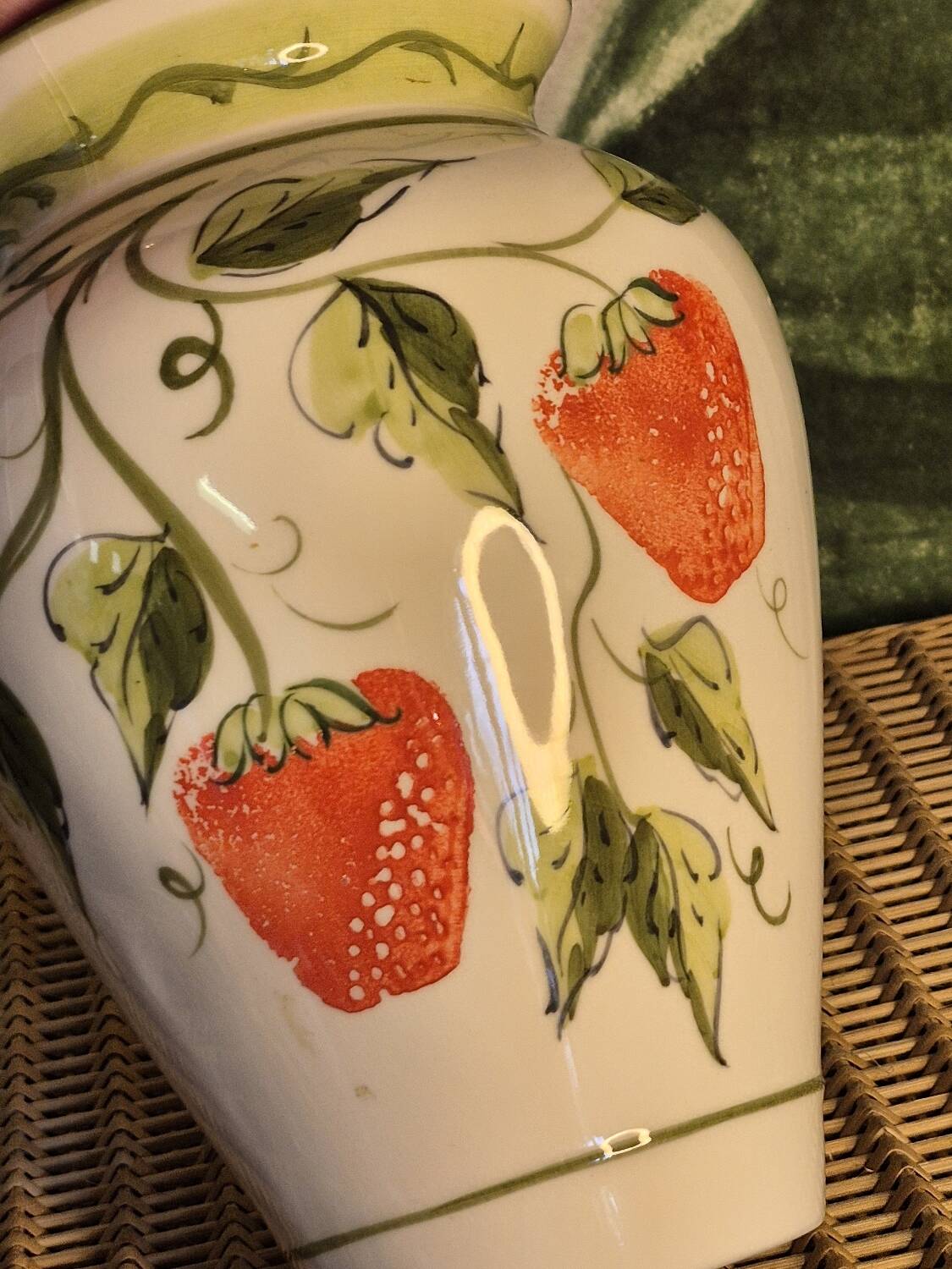 Strawberry vase