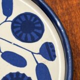 German ceramic saucer from the Stockholm series of the 1960s by Melitta, mid-century style.