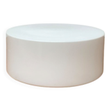 Mid-century German minimalist glass ceiling or wall lamp by Big, 1960s.