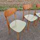 Lot de 5 chaises vintage style scandinave