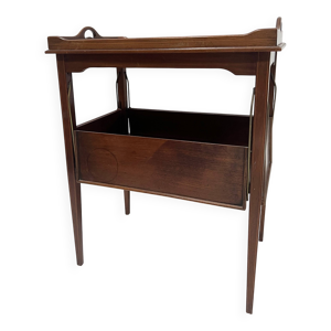 Table a desservir en - acajou