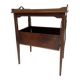 Mahogany serving table with marquetry inlay decoration, 20th century.