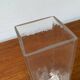 Mid-century Scandinavian glass vase with floral pattern, 1960s.
