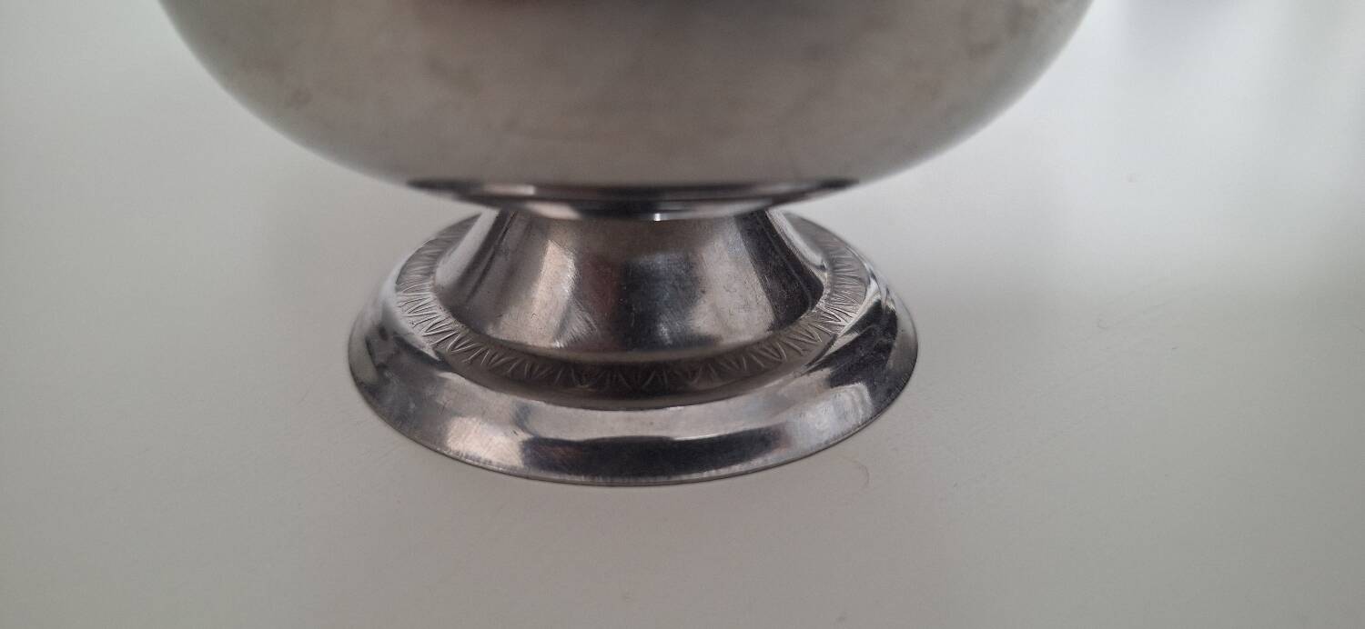 Coupe à glace en inox vintage