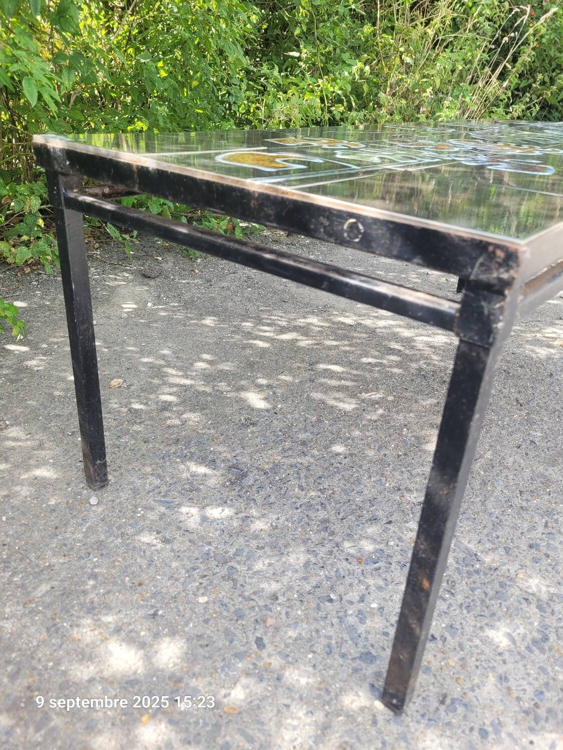 Vintage rectangular coffee table